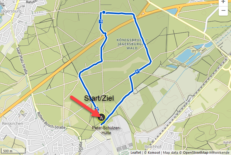 Kurt Huber Weg Verlauf